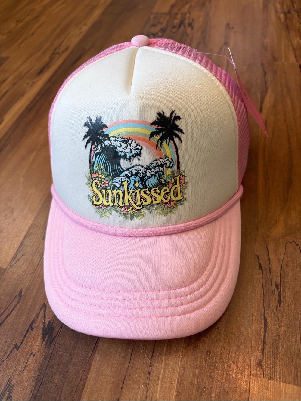 Simply Southern Trucker hat Sun-kissed New With Tags Never Worn Pink Foamy